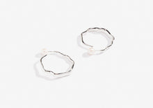 Load image into Gallery viewer, Relic Hoop Earrings - Sterling Silver