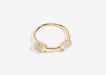 Load image into Gallery viewer, 2kg Dumbbell Ring - 18kt Yellow Gold
