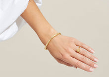 Load image into Gallery viewer, Dough Cuff - Yellow Gold Plate