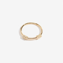 Load image into Gallery viewer, 1kg Dumbbell Ring - 18kt Yellow Gold