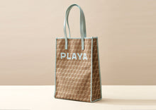 Load image into Gallery viewer, Lucy Folk x Corto Moltedo Playa Shopper Tote - Racer Stripe