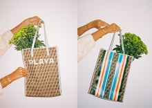 Load image into Gallery viewer, Lucy Folk x Corto Moltedo Playa Shopper Tote - Racer Stripe