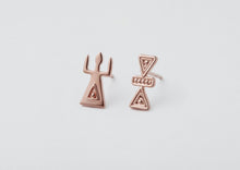 Load image into Gallery viewer, Mother Tannou Alter Studs - 9kt Rose Gold