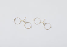 Load image into Gallery viewer, Cafe Baba Drop Studs - 9kt White Gold