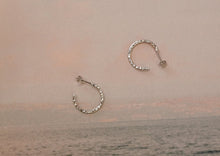 Load image into Gallery viewer, Arcady Hoop Earrings - 10kt White Gold