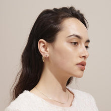 Load image into Gallery viewer, Seven Wonders Hoop Earrings - 18kt Yellow Gold - Made to order