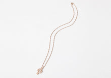 Load image into Gallery viewer, Smoking Mirror Necklace - Rose Gold Plate