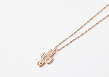 Load image into Gallery viewer, Smoking Mirror Necklace - Rose Gold Plate