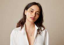 Load image into Gallery viewer, Smoking Mirror Necklace - Rose Gold Plate