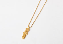 Load image into Gallery viewer, Pyramid of the Sun Pendant - Yellow Gold Plate