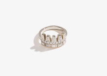 Load image into Gallery viewer, Crown Ring - 18kt White Gold - Sized to Order
