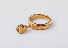 Load image into Gallery viewer, Tetouan Charm Ring - Yellow Gold Plate