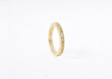 Load image into Gallery viewer, Beaded Split Band - 18kt Yellow Gold