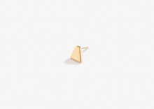 Load image into Gallery viewer, Aztec Stud Earring - Yellow Gold Plate