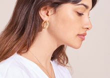 Load image into Gallery viewer, Anchovy Hoop Earrings - Sterling Silver