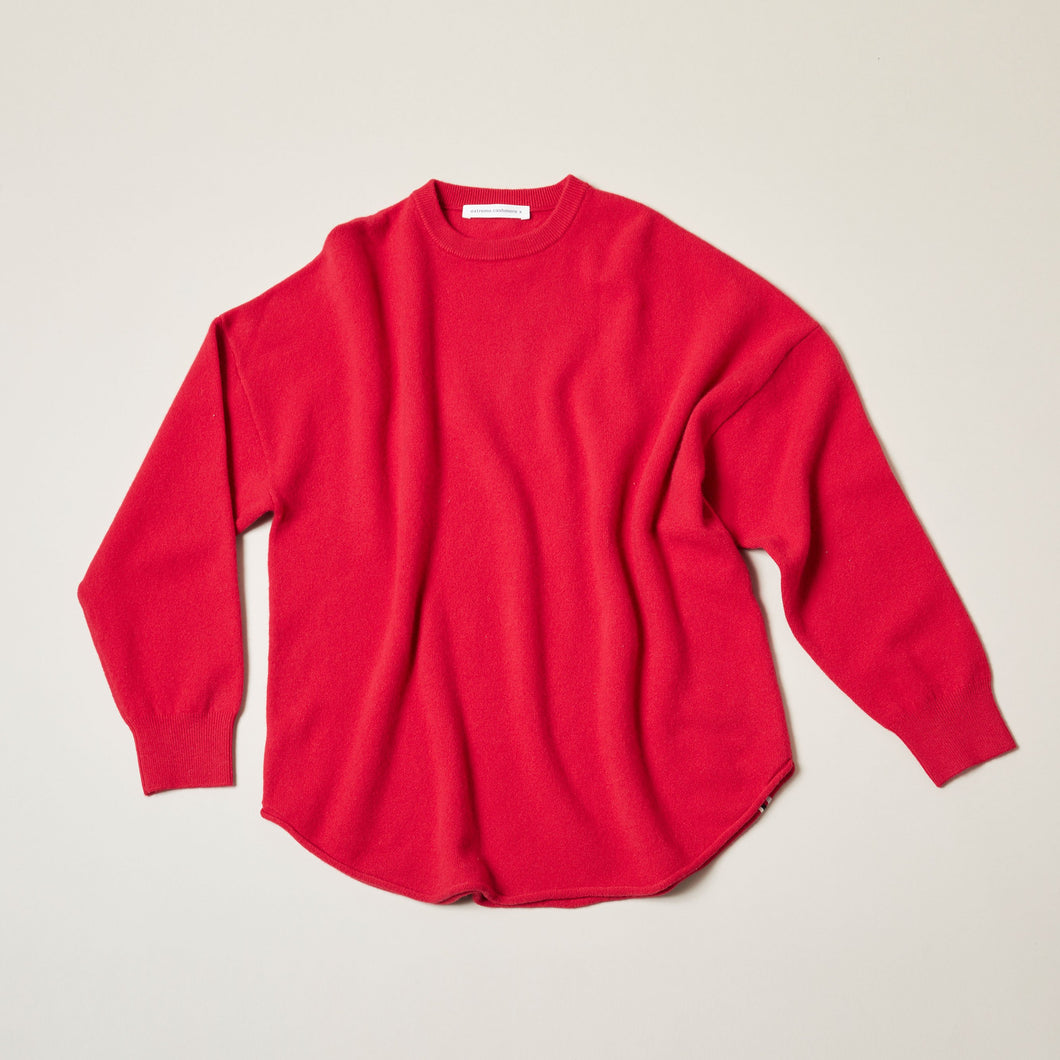 Extreme Cashmere - No.53 Crew Hop Sweater - Red - One Size