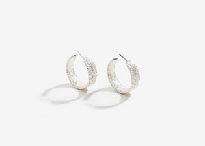 Anchovy Hoop Earrings - Sterling Silver