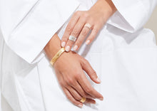 Load image into Gallery viewer, Anchovy Ring - Large - Yellow Gold Plate
