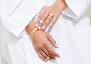 Anchovy Ring - Large - Yellow Gold Plate