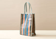 Load image into Gallery viewer, Lucy Folk x Corto Moltedo Playa Shopper Tote - Racer Stripe
