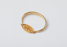 Load image into Gallery viewer, Tanit Bangle - Yellow Gold Plate
