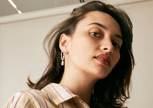 Load image into Gallery viewer, Fire Drop Earrings - Rose Gold Plate
