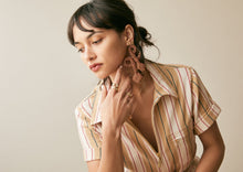 Load image into Gallery viewer, Hooded Cobra Earrings - Copper
