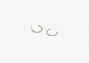 Arcady Hoop Earrings - 10kt White Gold
