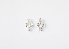Load image into Gallery viewer, Smoking Mirror Studs - Sterling Silver
