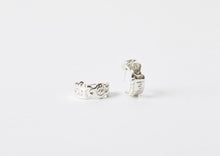 Load image into Gallery viewer, Icarus Hoop Earrings - Sterling Silver
