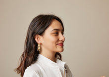 Load image into Gallery viewer, Icarus Drop Earrings - Yellow Gold Plate
