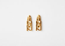 Load image into Gallery viewer, Icarus Drop Earrings - Yellow Gold Plate
