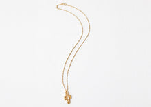 Load image into Gallery viewer, Smoking Mirror Necklace - Yellow Gold Plate
