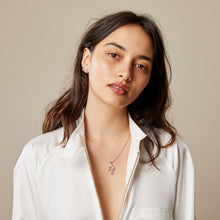Load image into Gallery viewer, Smoking Mirror Necklace - Rose Gold Plate
