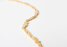 Load image into Gallery viewer, Pyramid of the Sun Necklace - Yellow Gold Plate
