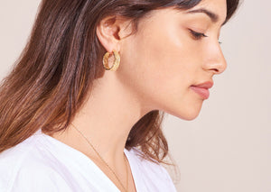 Anchovy Hoop Earrings - Sterling Silver